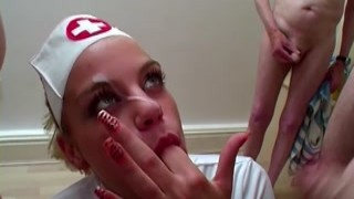 We Love Bukkake - Nurse Tends to her Patients with her