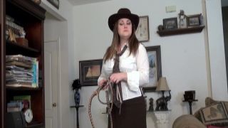 WeAreHairy - Annatasia Holland - Brown Hat Brown Skirt