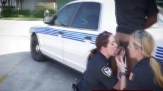 Public blowjob for a horny BBC criminal