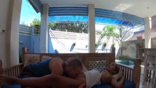 Big ass Thai GF sex after the beach