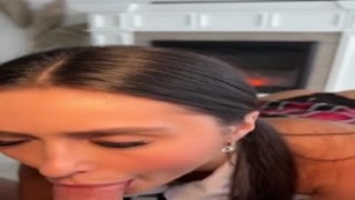 Caryn Beaumont - Schoolgirl POV Blowjob