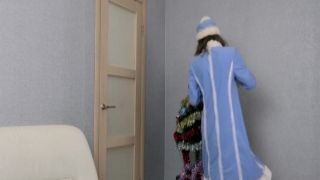 WeAreHairy - Pique Dame - White Stockings Blue Robe