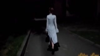 Lilee Lay - Risky walking naked in the city at night