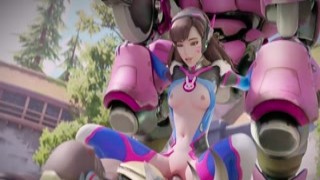 Anime Hot DVa with Perfect Cunt Gets Fucks in Her Animated Pussy