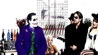 The Joker Porn Parody Group Sex with 4 perfect Teen Gir