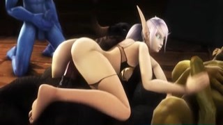 World of Warcraft 3D Whores Enjoyed a Big Dick