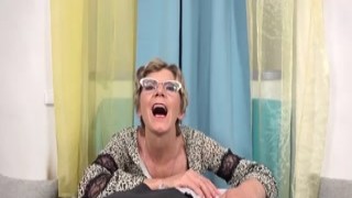 Granny Inga Giving Blowjob