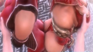 Animation Collection of Games Horny Sluts Fuck in Threesome Sex