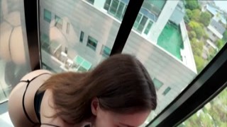 NikaBunny69 - Being a Good Girlfriend by Giving a Morning Blowjob and Taking Oral Creampie