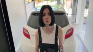 Sweetie Fox - PH - Beauty Auto-Mechanic Deepthroat, Rough Fucks and Gets Facial POV