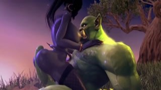 Anime Horny Draenei with Huge Nice Booty Fuck in All Poses